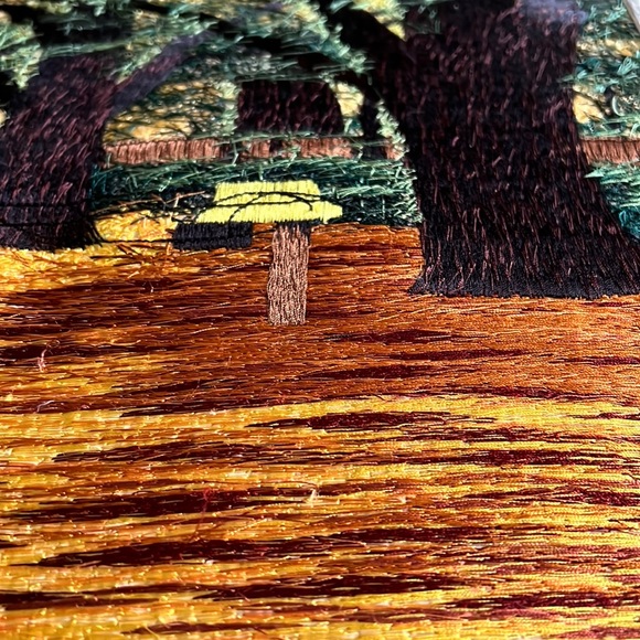 Chinese Silk Embroidery Size 47 Width and 22 Length with artist name - Picture 10 of 10